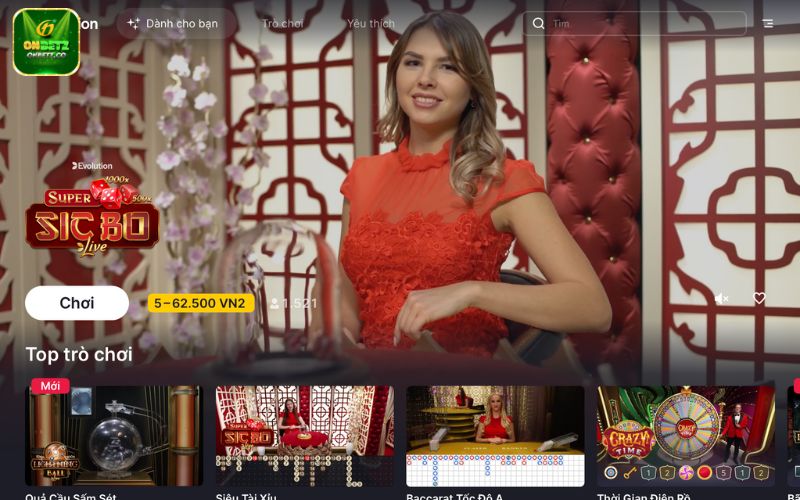 EVO Casino Onbet - Giây phút giải trí tuyệt vời nhất